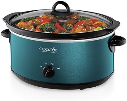 7 Quart Manual Slow Cooker – Turquoise - Curated Catalog P2