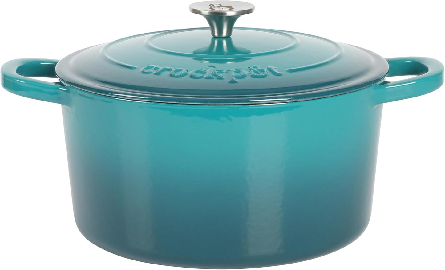 3 Quart Enameled Cast Iron Dutch Oven – Aqua - Curated Catalog N1