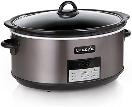 8 Quart Programmable Slow Cooker with Auto Warm - Curated Catalog V6