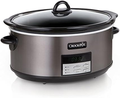 8 Quart Programmable Slow Cooker with Auto Warm - Curated Catalog V6