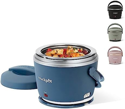 Electric Lunch Box Food Warmer 20oz – Faded Blue - Curated Catalog N3