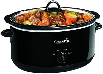 8 Quart Manual Slow Cooker – Black - Curated Catalog V9