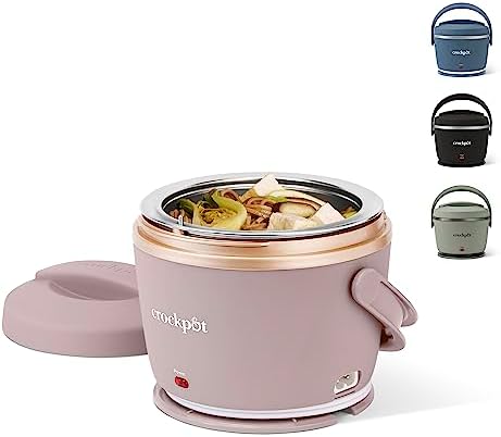 Electric Lunch Box Food Warmer 20oz – Blush Pink - Curated Catalog F6