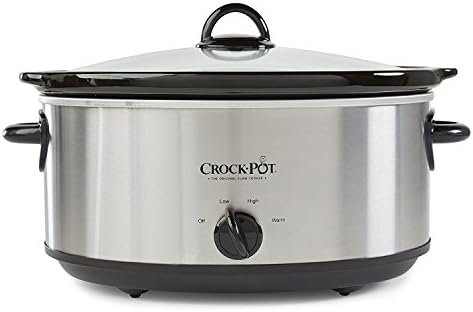 7 Quart Oval Manual Slow Cooker – Stainless Steel - Curated Catalog E5