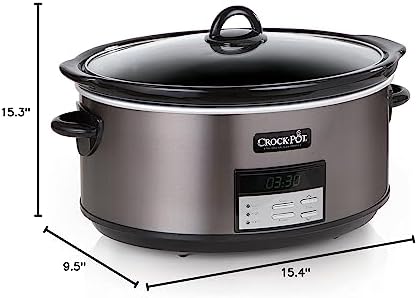 8 Quart Programmable Slow Cooker with Auto Warm - Curated Catalog V6