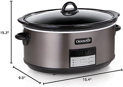 8 Quart Programmable Slow Cooker with Auto Warm - Curated Catalog V6