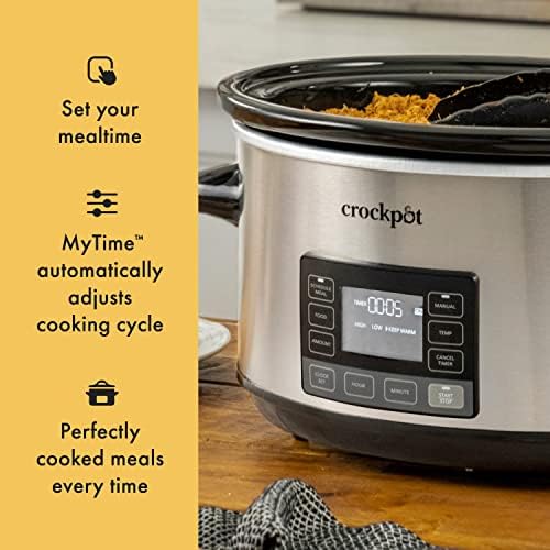 7 Quart Portable Programmable Slow Cooker with Timer - Curated Catalog X8