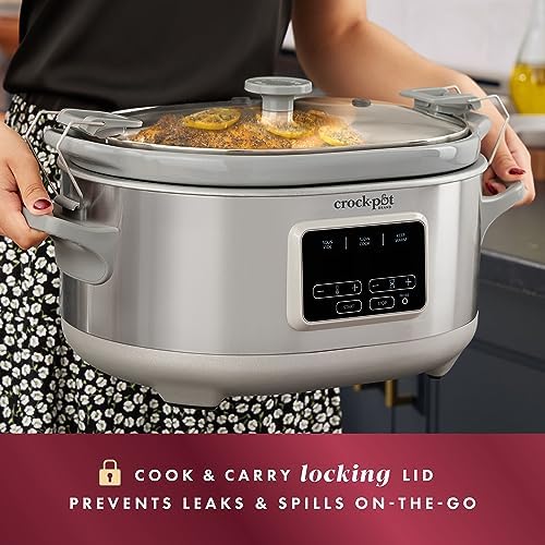 7 Quart Programmable Cook & Carry Slow Cooker - Curated Catalog U0