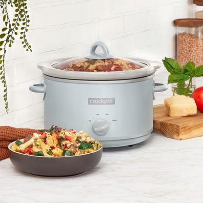 4.5 Quart Manual Slow Cooker – Macaroon Blue - Curated Catalog H6