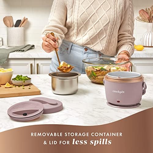 Electric Lunch Box Food Warmer 20oz – Blush Pink - Curated Catalog F6