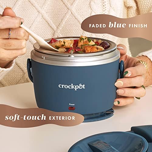 Electric Lunch Box Food Warmer 20oz – Faded Blue - Curated Catalog N3