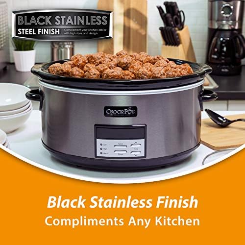 8 Quart Programmable Slow Cooker with Auto Warm - Curated Catalog V6