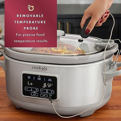 7 Quart Programmable Cook & Carry Slow Cooker - Curated Catalog U0