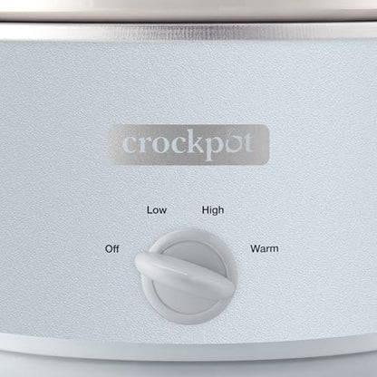 4.5 Quart Manual Slow Cooker – Macaroon Blue - Curated Catalog H6