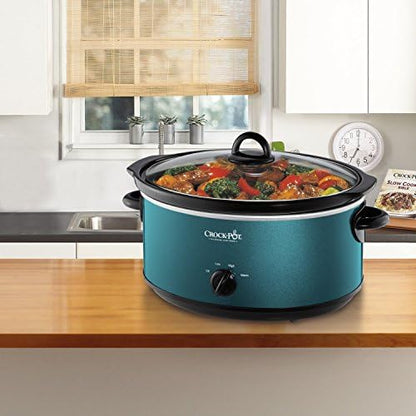 7 Quart Manual Slow Cooker – Turquoise - Curated Catalog B0