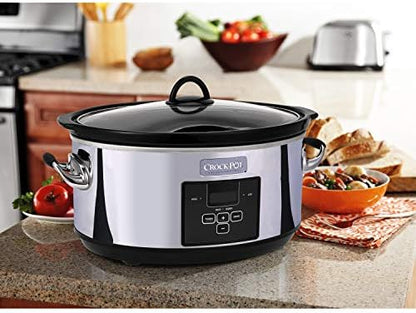7 Quart Programmable Slow Cooker – Polished Platinum - Curated Catalog Q2