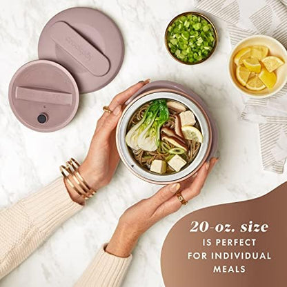 Electric Lunch Box Food Warmer 20oz – Blush Pink - Curated Catalog F6