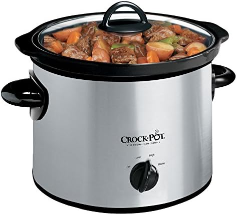 3 Quart Manual Slow Cooker – Silver - Curated Catalog Z7