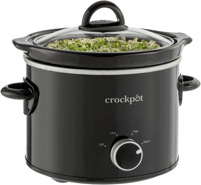 2 Quart Mini Slow Cooker – Classic Compact Cooker - Curated Catalog I6
