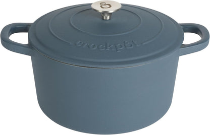 3 Quart Enameled Cast Iron Dutch Oven – Aqua - Curated Catalog M9