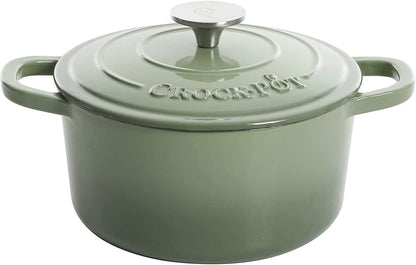 3 Quart Enameled Cast Iron Dutch Oven – Aqua - Curated Catalog N1