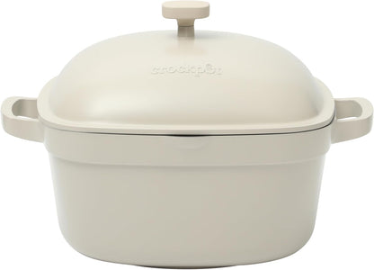3 Quart Enameled Cast Iron Dutch Oven – Aqua - Curated Catalog N1