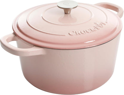 3 Quart Enameled Cast Iron Dutch Oven – Aqua - Curated Catalog M9