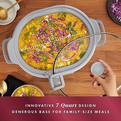 7 Quart Programmable Cook & Carry Slow Cooker - Curated Catalog U0