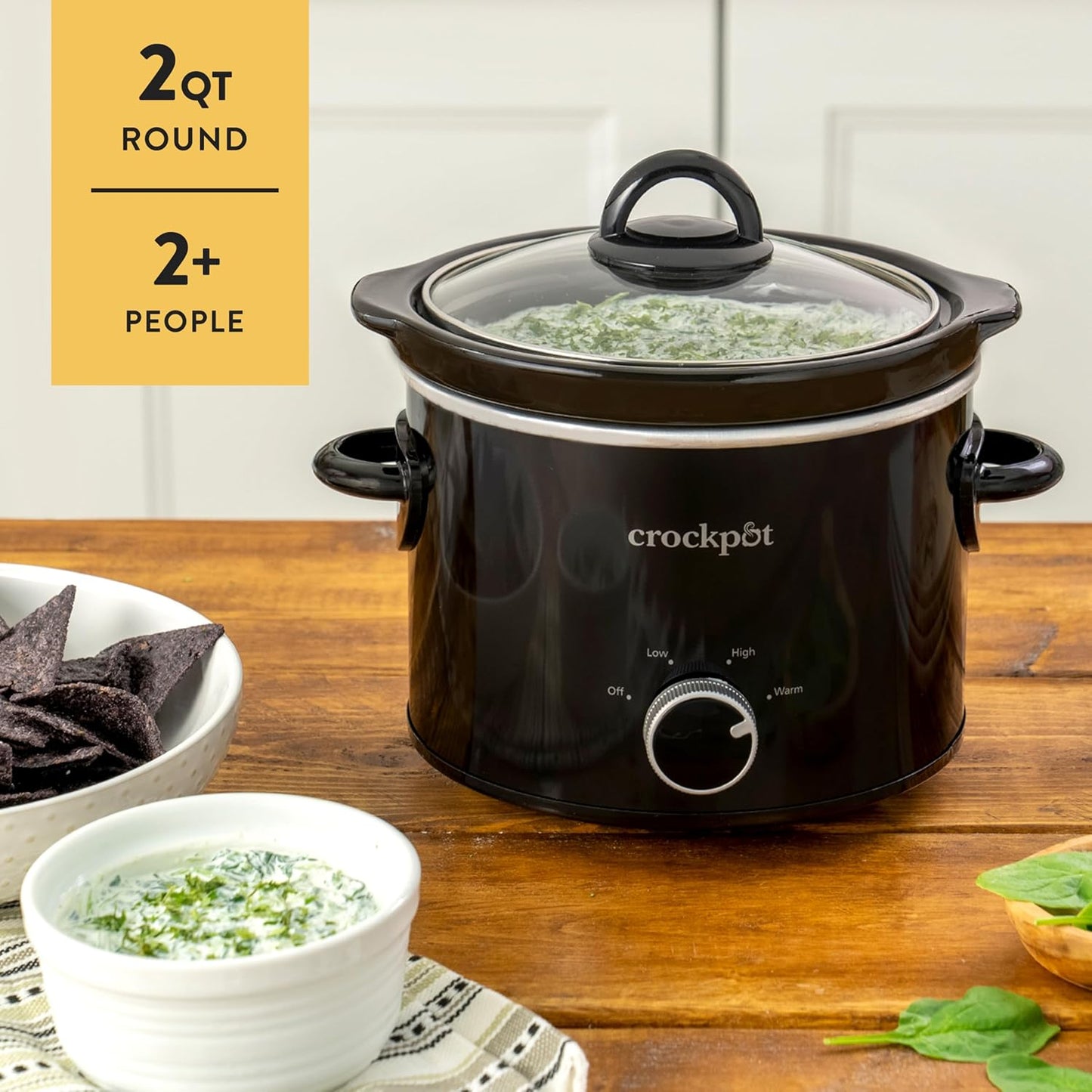 2 Quart Mini Slow Cooker – Classic Compact Cooker - Curated Catalog I6