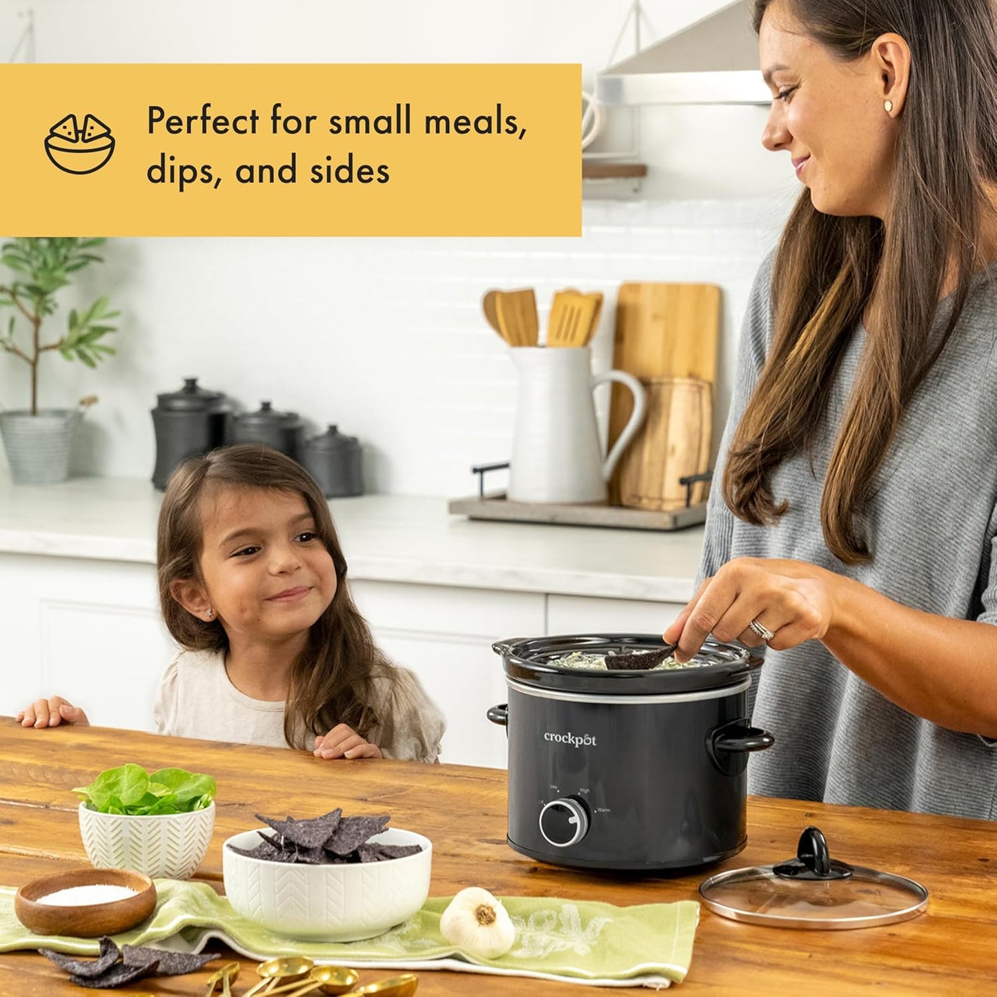 2 Quart Mini Slow Cooker – Classic Compact Cooker - Curated Catalog I6
